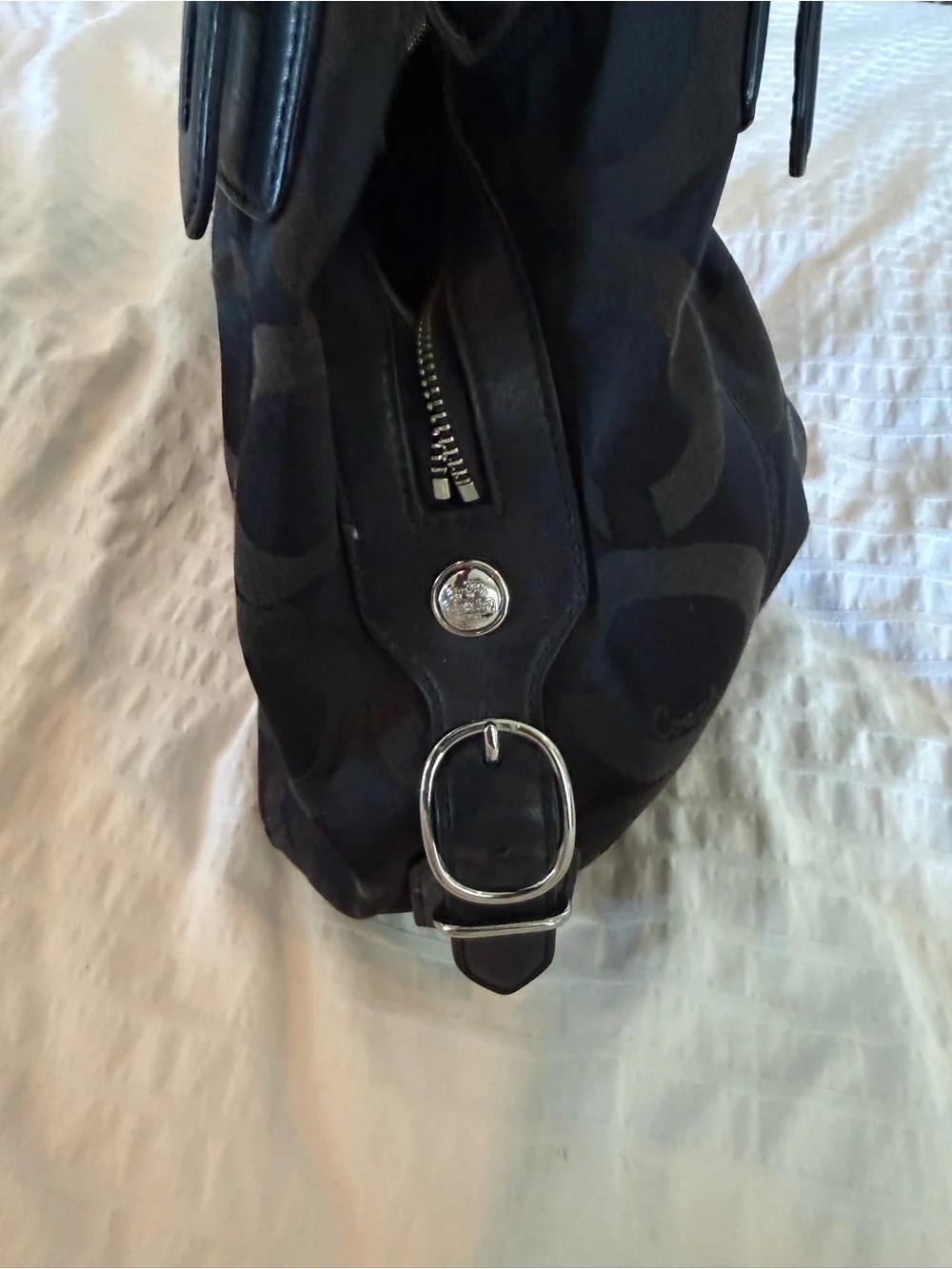 Vintage Coach Mia Opt Art Sateen Maggie Shoulder Bag